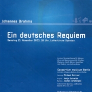 2003_Brahms Requiem